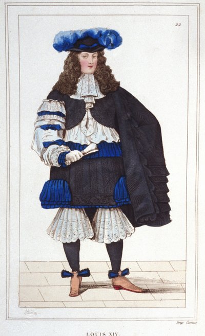 XIV. Lajos (1638-1715), francia király portréja. alkotó: Unknown artist