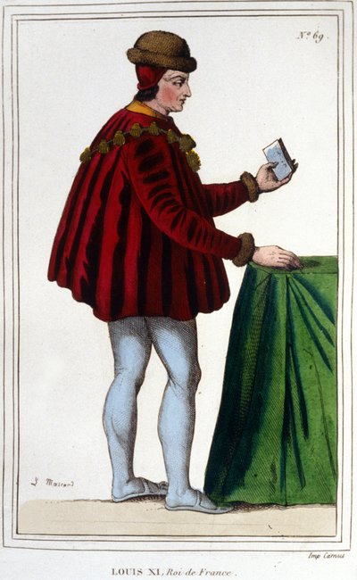 XI. Lajos (1423-1483), francia király portréja. alkotó: Unknown artist
