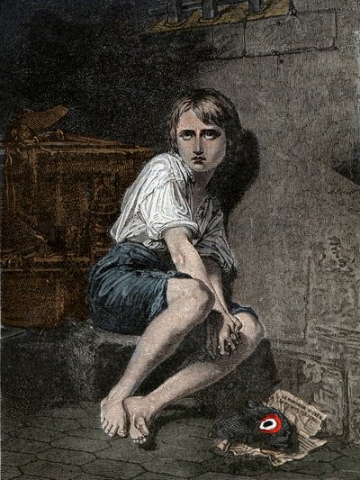 XVII. Lajos (1785-1795) portréja a párizsi templombörtönben” alkotó: Unknown artist