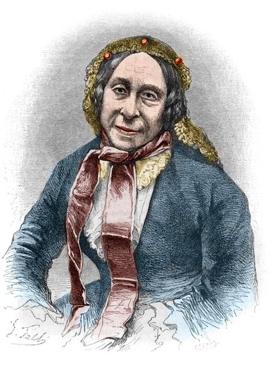 Madame Desbordes Valmore portréja (Marceline Felicite Josephine Desbordes-Valmore alkotó: Unknown artist