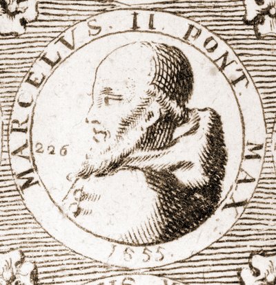 II. Marcel (1501-1555) portréja. alkotó: Unknown artist