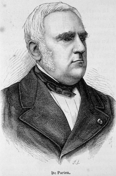 Marie Louis Esquirou de Parieu francia politikus (1815-1893) portréja alkotó: Unknown artist