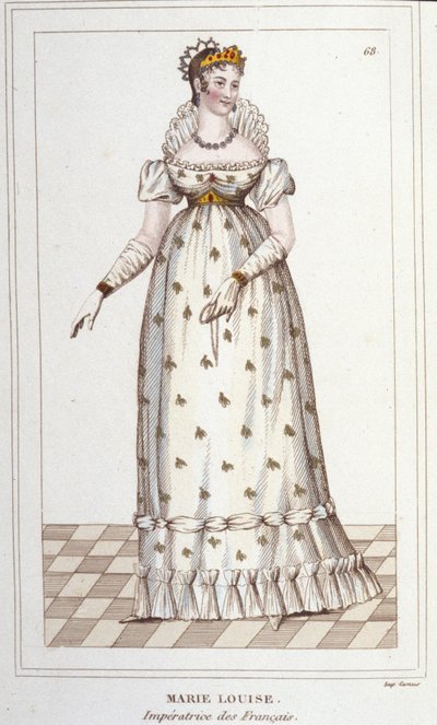 Habsburg Lotaringiai Marie Louise portréja. Francia császárné (Bécs alkotó: Unknown artist