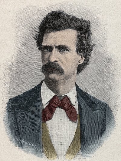 Mark Twain portréja (Samuel Langhorne Clemens alkotó: Unknown artist