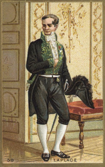 Pierre Simon de Laplace márki (1749-1827) francia csillagász, matematikus és fizikus portréja. századi kromolitográfiája. alkotó: Unknown artist