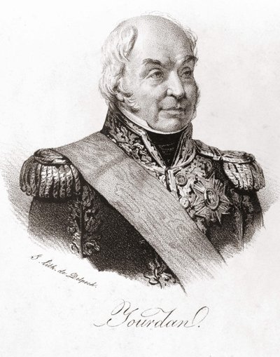 Jean Baptiste Jourdan marsall (1762 - 1833) portréja. alkotó: Unknown artist
