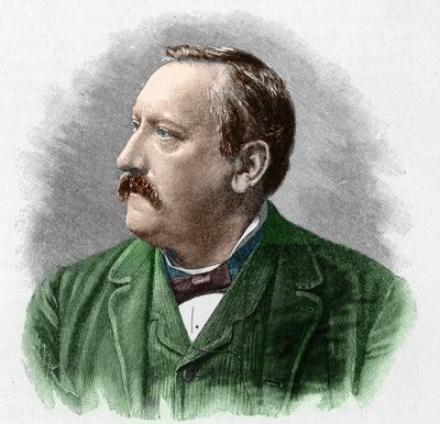 Martin Greif (1839-1911) német költő portréja. alkotó: Unknown artist