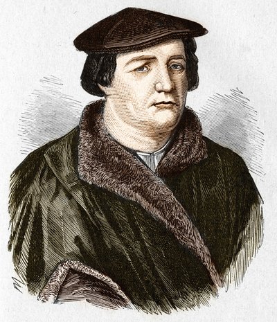 Luther Márton német protestáns teológus és reformátor portréja. alkotó: Unknown artist