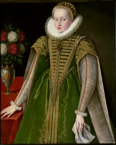 Ausztriai Mária Krisztina, I. Báthori Zsigmond felesége portréja alkotó: Unknown artist