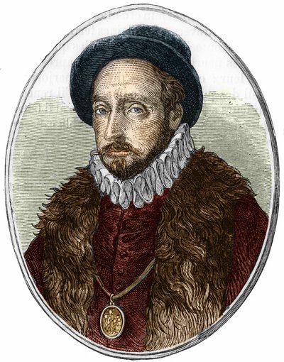Michel de Montaigne (1533-1592) francia író portréja. alkotó: Unknown artist
