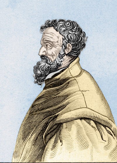 Michelangelo Buonarroti dit Michelangelo portréja (Michelangelo vagy Michel Ange alkotó: Unknown artist