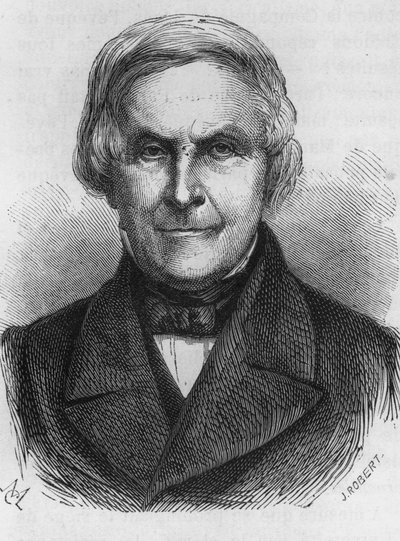Michelet francia történész és író (1798-1874) portréja alkotó: Unknown artist