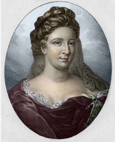 Antoinette Deshoulières asszony portréja (1634-1694) alkotó: Unknown artist