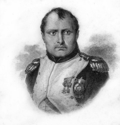 Napóleon Bonaparte portréja, 19. századi metszet alkotó: Unknown artist