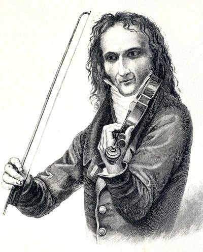 Niccol Paganini (1782-1840) portréja alkotó: Unknown artist