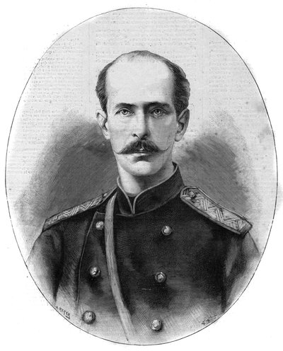 Leuchtenbergi Miklós Maximilianovics, Leuchtenberg hercege és Romanovszkij herceg (1843-1891) portréja – 1891 jeles naplója alkotó: Unknown artist