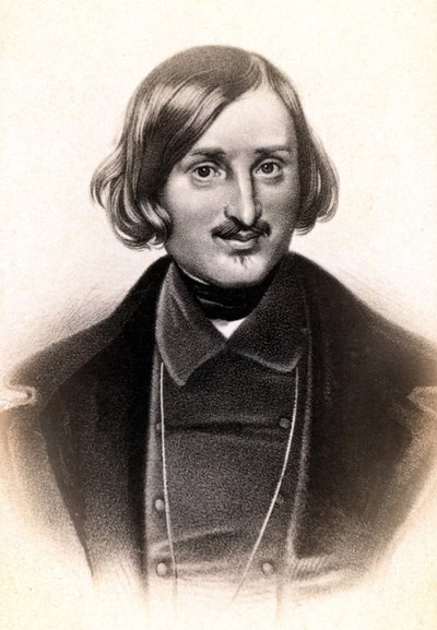 Nyikolaj Vasziljevics portréja, franciául Nicolas Gogol (1809-1852), orosz író. Gravírozás sd. 19. század. alkotó: Unknown artist