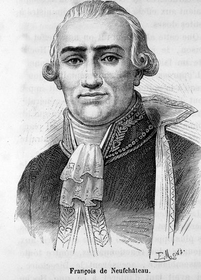 Nicolas Louis Francois de Neufchateau (1750-1828) francia író és politikus portréja. alkotó: Unknown artist