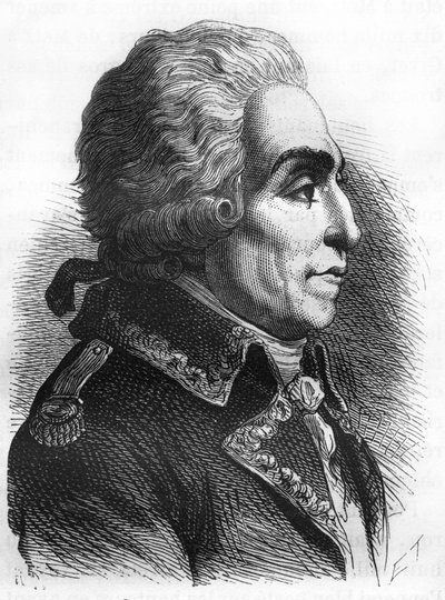Nicolas Luckner (1722-1794) francia marsall portréja. alkotó: Unknown artist