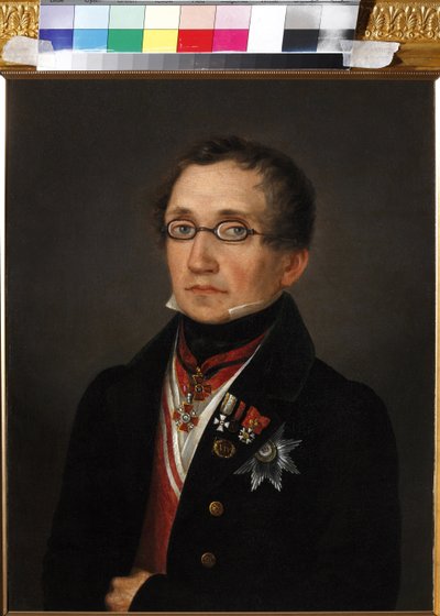 Nyikolaj Fjodorovics Szmirnoj (1790-1851), névtelen portréja. Olaj, vászon, 1820-as évek eleje, State Museum of A.S. Puskin, Moszkva alkotó: Unknown artist