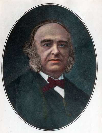 Paul Broca (1824-1880) francia sebész portréja. századi metszet. Magángyűjtemény. alkotó: Unknown artist