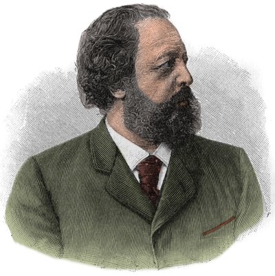 Paul Johann Ludwig von Heyse (1830-1914) német író portréja. alkotó: Unknown artist