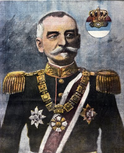 Szerb I. Péter portréja (Karageorgevic alkotó: Unknown artist