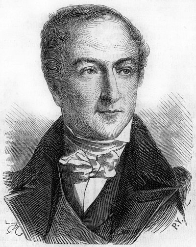Peyronnet (vagy Peyronet) francia politikus (1778-1854) portréja. alkotó: Unknown artist