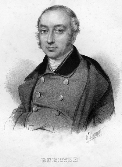 Pierre Antoine (Pierre-Antoine) Berryer (1790-1868) portréja (Berryer fils), francia ügyvéd és politikus alkotó: Unknown artist