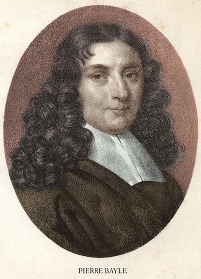 Pierre Bayle francia filozófus és író (1647-1706) portréja alkotó: Unknown artist