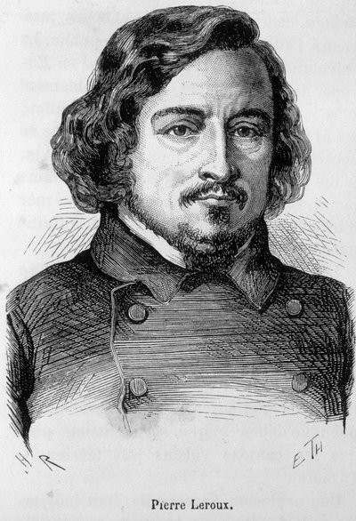 Pierre Leroux francia filozófus, publicista és politikus portréja (1797-1871) alkotó: Unknown artist