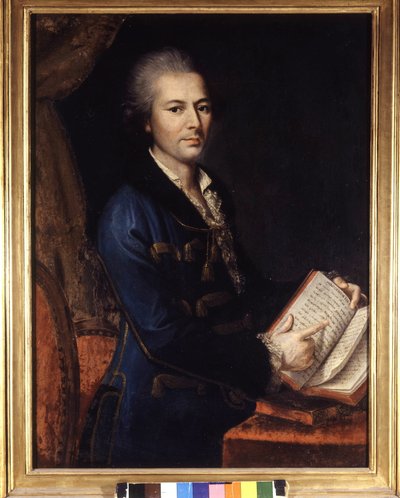 Pietro Verri (1728 - 1797) portréja. Névtelen festmény. 18. vagy 19. század. Museo de Milan alkotó: Unknown artist