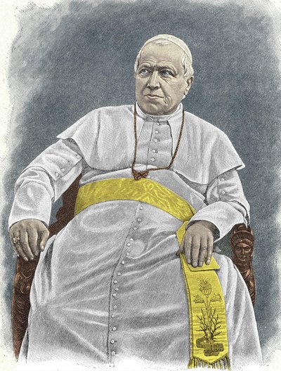 IX. Pius (1792 - 1878), 253. pápa (1846 - 1878) portréja. alkotó: Unknown artist