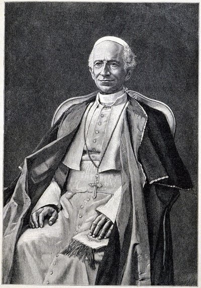 XIII. Leó pápa (1810-1903) portréja alkotó: Unknown artist