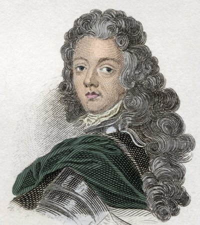 Savoie-Carignan Jenő herceg portréja (Savoie Carignan, Soissons grófja (1663-1736), francia katonaság. Metszet a XIX. alkotó: Unknown artist
