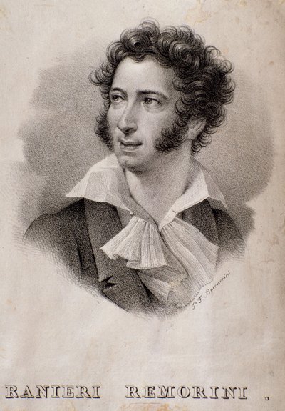 Ranieri Remorini portréja (metszet) alkotó: Unknown artist