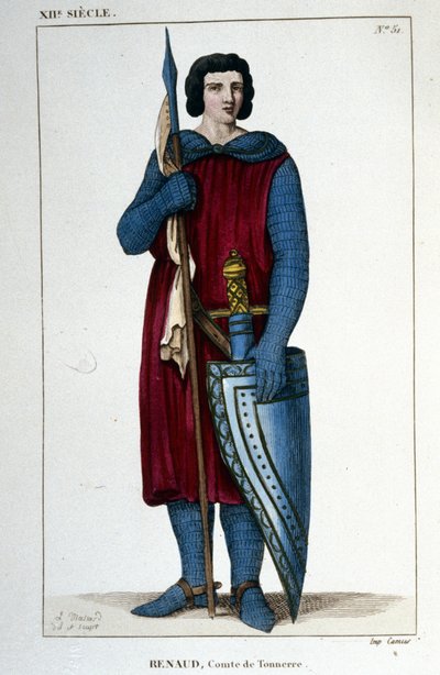 Renaud, Thunder gróf portréja (kb. 990 - 1038). alkotó: Unknown artist