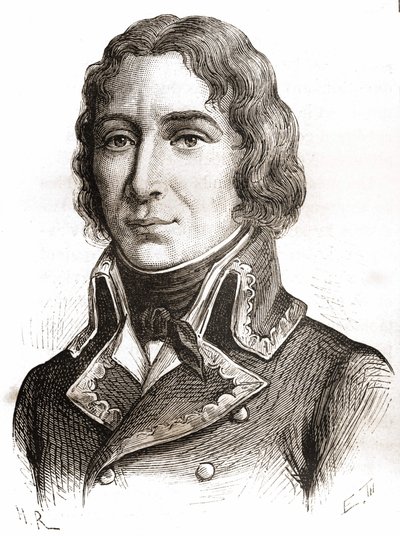 Richepanse portréja. 19. századi metszet. alkotó: Unknown artist