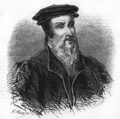 Robert I Estienne (1498-1559) humanista, kiadó és nyomdász portréja. alkotó: Unknown artist