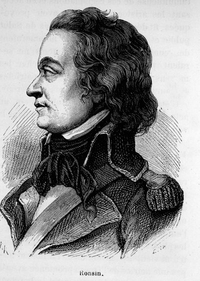 Ronsin francia író és tábornok (1752-1794) portréja. alkotó: Unknown artist