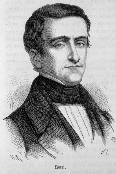Rossi olasz politikus (1787-1848) portréja alkotó: Unknown artist