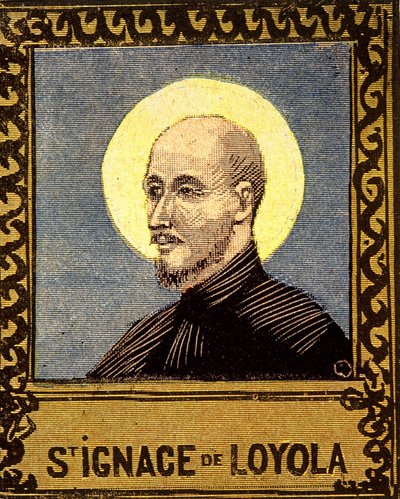 Loyolai Szent Ignác (1491-1556), a Jézus Társaság alapítójának portréja. 19. század. alkotó: Unknown artist