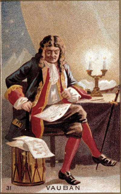 Sébastien Le Prestre de Vauban (1633-1707), francia marsall portréja. alkotó: Unknown artist