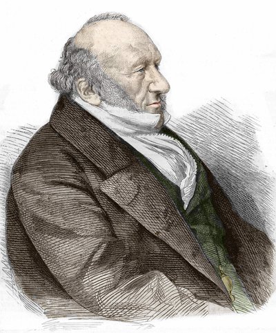 Sir Moses Montefiore (1784-1885) olasz származású angol bankár és filantróp portréja. metszet 1867-ből. alkotó: Unknown artist