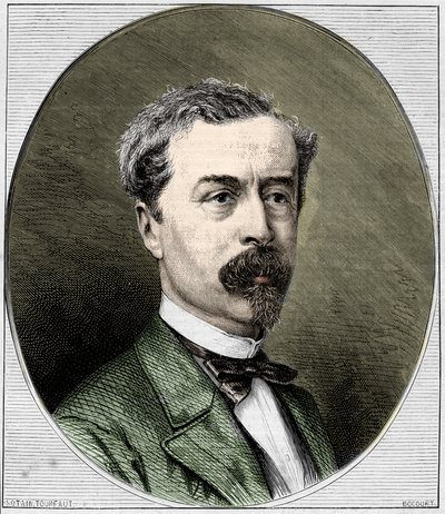Sir Richard Wallace (1818-1890) angol filantróp és műgyűjtő portréja. Metszet 1872-ből. alkotó: Unknown artist