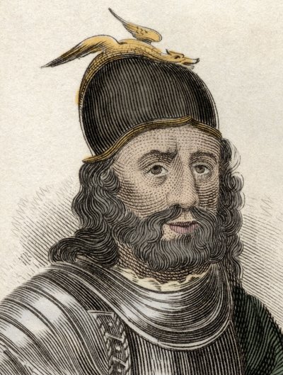 Sir William Wallace (Braveheart) (kb. 1270-1305), skót lovag portréja. századi metszet. alkotó: Unknown artist