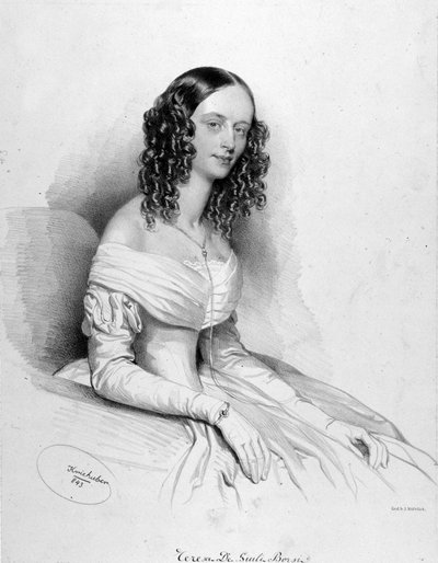 [Teresa] De Giuli Borsi olasz szoprán portréja. alkotó: Unknown artist