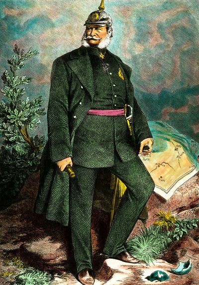 I. Vilmos (1797-1888), porosz király és német császár portréja. századi magángyűjtemény metszete alkotó: Unknown artist