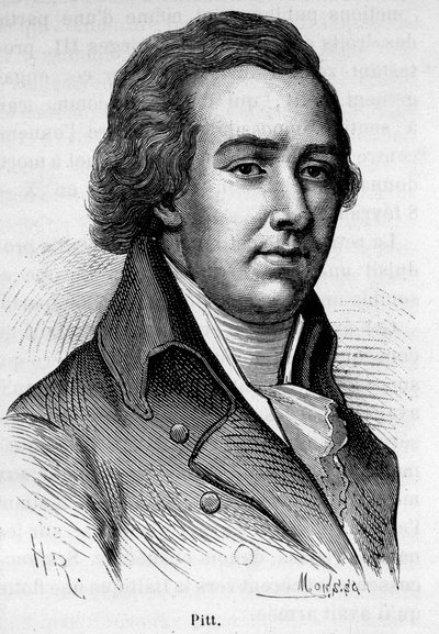 Fiatal William Pitt (1759-1806), volt brit miniszter portréja. alkotó: Unknown artist