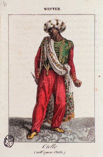 Téli portré, Othelloban, Gioacchino Rossini alkotó: Unknown artist